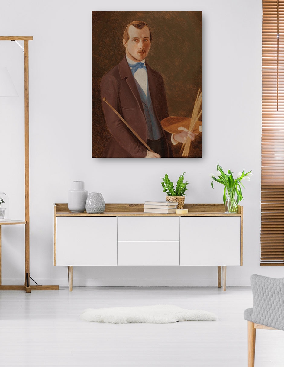 Cuadro decorativo Autorretrato (1849 - 1852) - Impresión En Lienzo técnica mixta Retratos 5