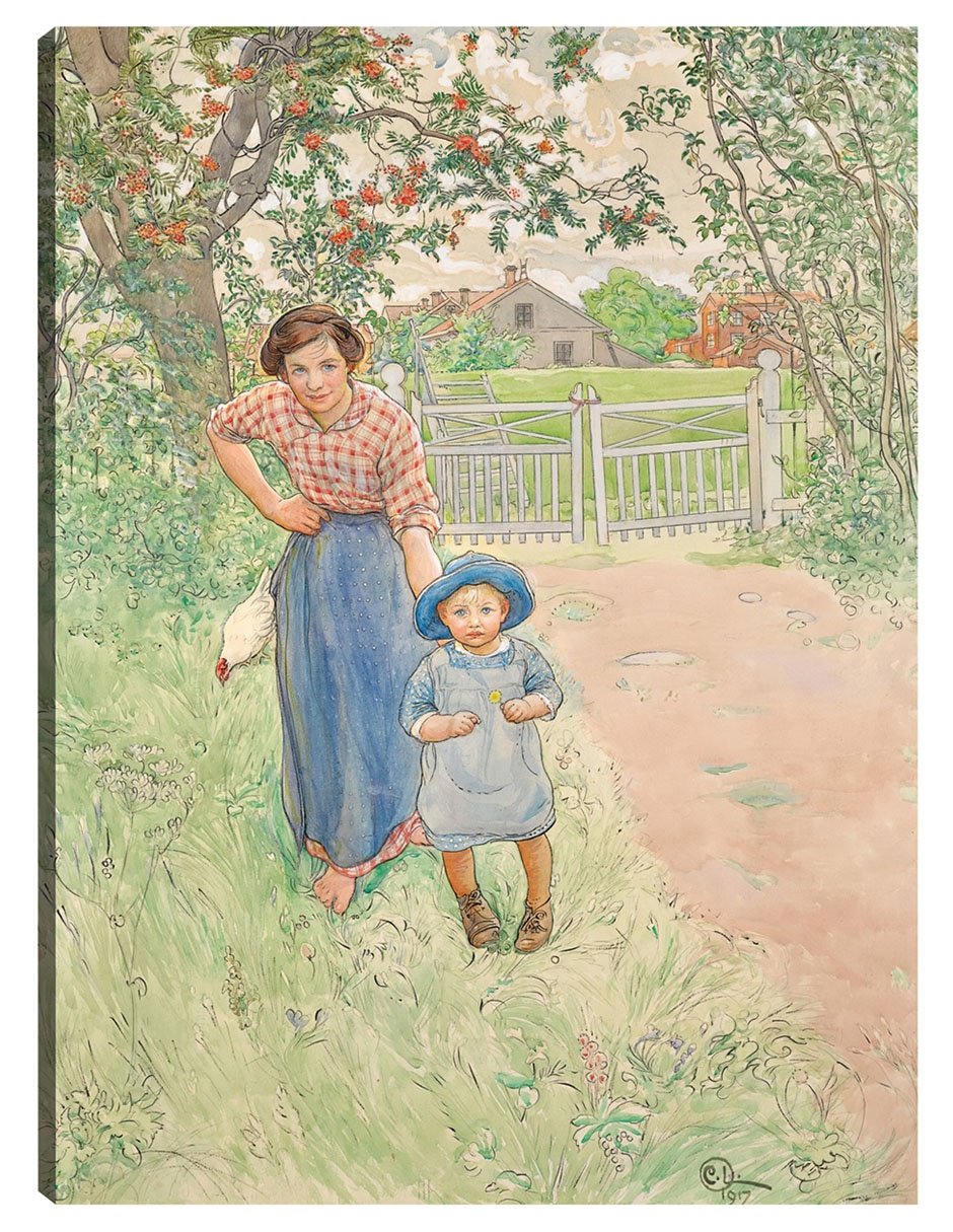 Cuadro decorativo ¡Saluda Al Caballero! (1917) - Impresión En Lienzo técnica mixta Familia