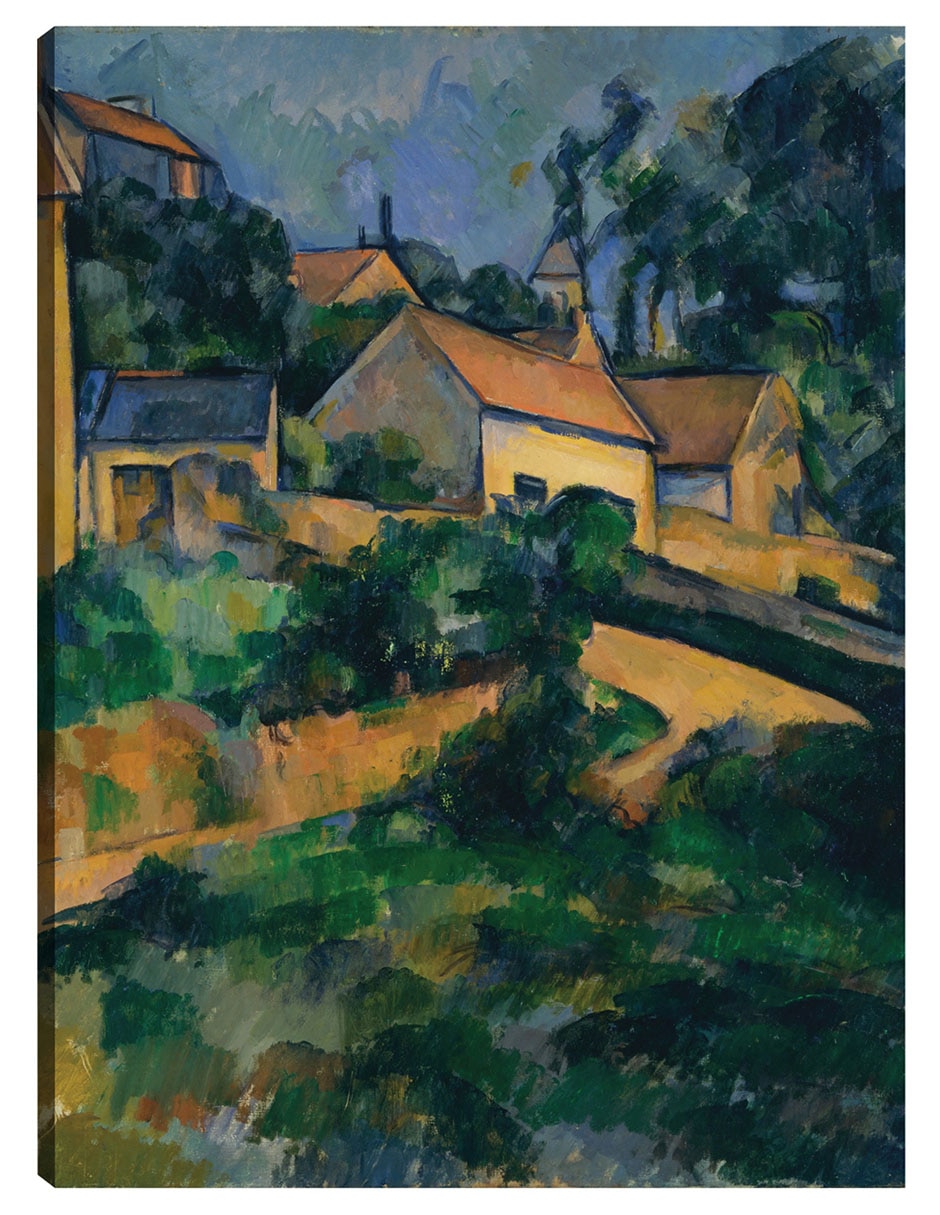 Cuadro decorativo Girando La Carretera En Montgeroult (1898) - Impresión En Lienzo técnica mixta Lugares Cuadro decorativo Girando La Carretera En Montgeroult (1898) - Impresión En Lienzo técnica mixta Lugares