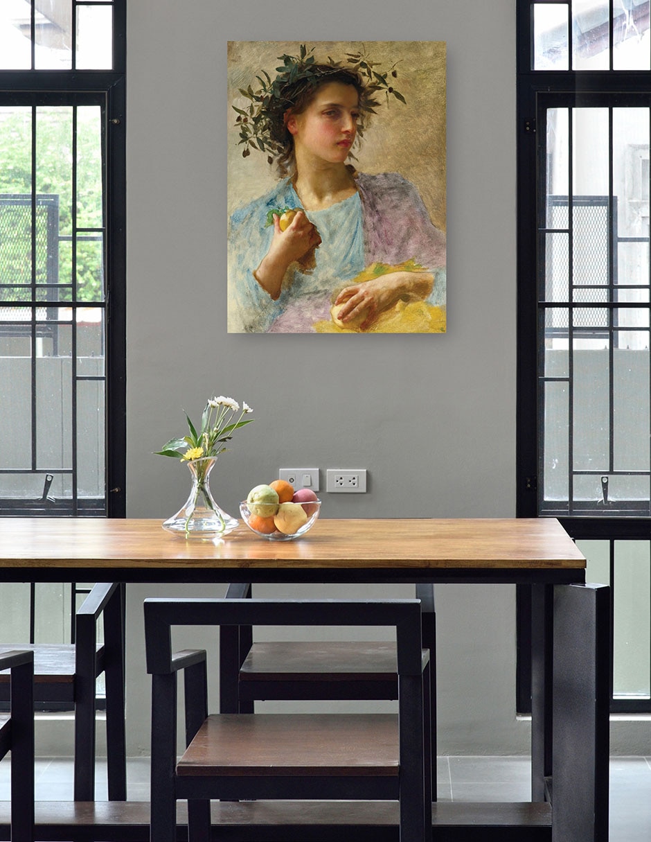 Cuadro decorativo Verano (1880) - Impresión En Lienzo técnica mixta Retratos 4