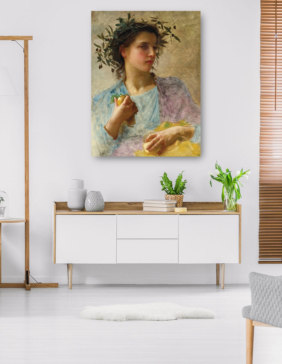 Cuadro decorativo Verano (1880) - Impresión En Lienzo técnica mixta Retratos 5