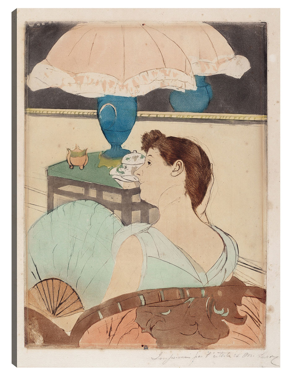 Cuadro decorativo La Lámpara (1890-1891) - Impresión En Lienzo técnica mixta Retratos