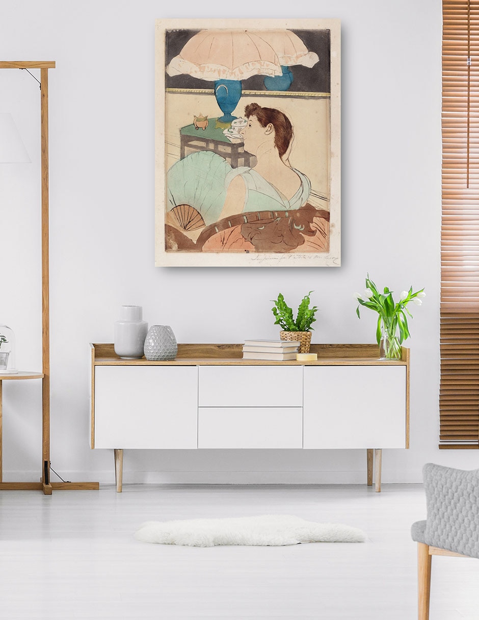 Cuadro decorativo La Lámpara (1890-1891) - Impresión En Lienzo técnica mixta Retratos 5