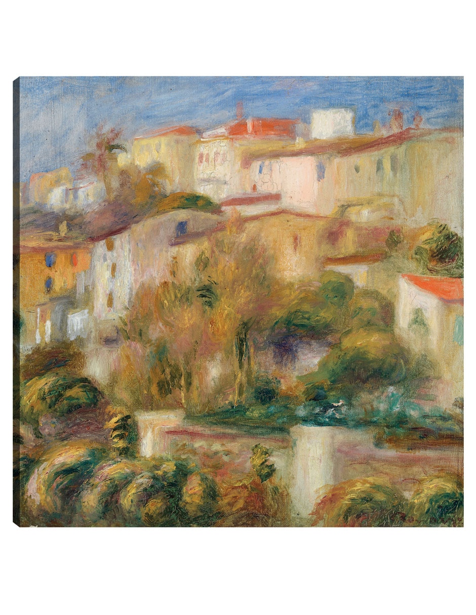 Cuadro decorativo Casas En Una Colina (1908) técnica mixta Campos