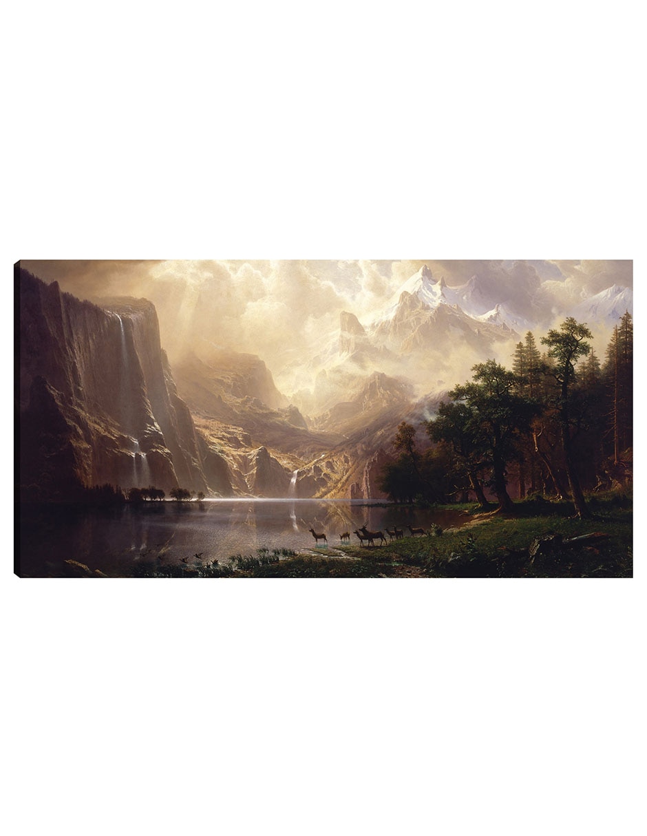 Cuadro decorativo Entre Sierra Nevada En California técnica mixta Lagos