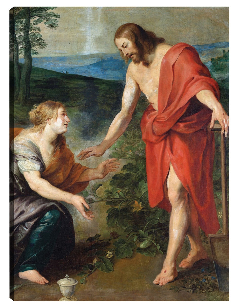 Cuadro decorativo Cristo Se Aparece A María Magdalena (1610 - 1690) técnica mixta Figuras Celestiales Cuadro decorativo Cristo Se Aparece A María Magdalena (1610 - 1690) técnica mixta Figuras Celestiales