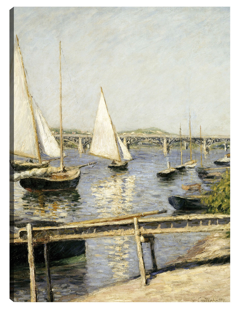Cuadro decorativo Veleros En Argenteuil (Hacia 1888) técnica mixta Navegación Cuadro decorativo Veleros En Argenteuil (Hacia 1888) técnica mixta Navegación