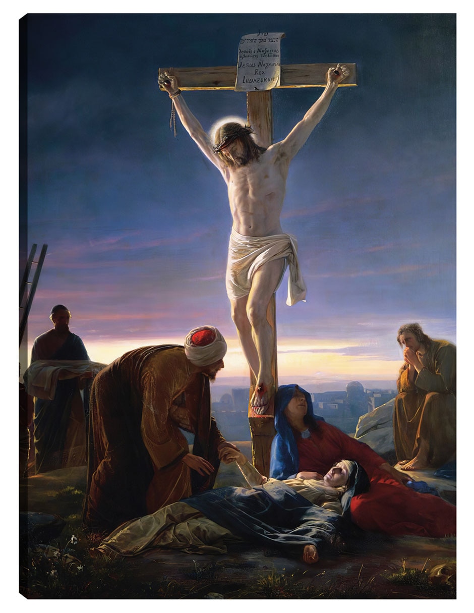 Cuadro decorativo Cristo En La Cruz (1870) técnica mixta Figuras Celestiales Cuadro decorativo Cristo En La Cruz (1870) técnica mixta Figuras Celestiales