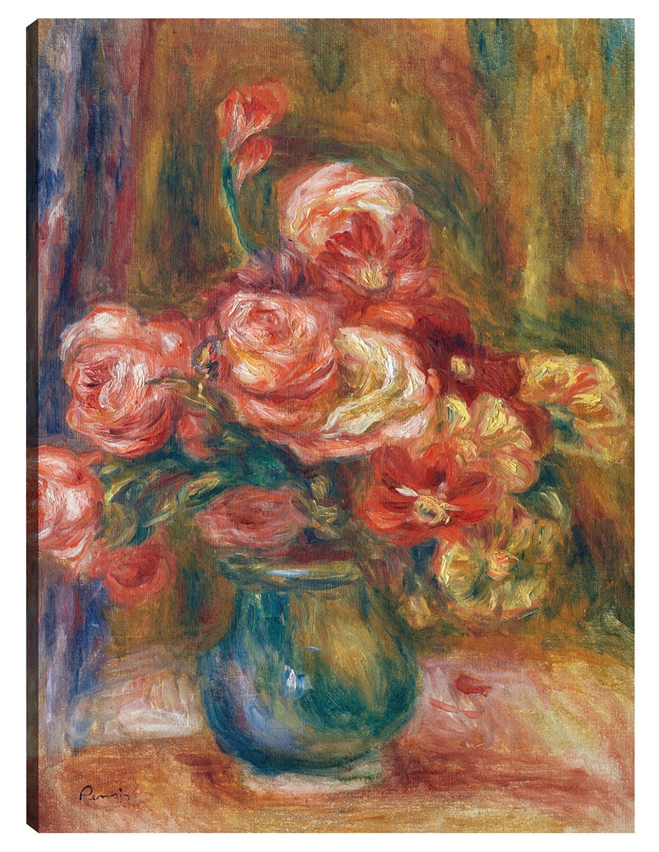 Cuadro decorativo Jarrón De Rosas (C. 1890-1900) técnica mixta Floreros Cuadro decorativo Jarrón De Rosas (C. 1890-1900) técnica mixta Floreros