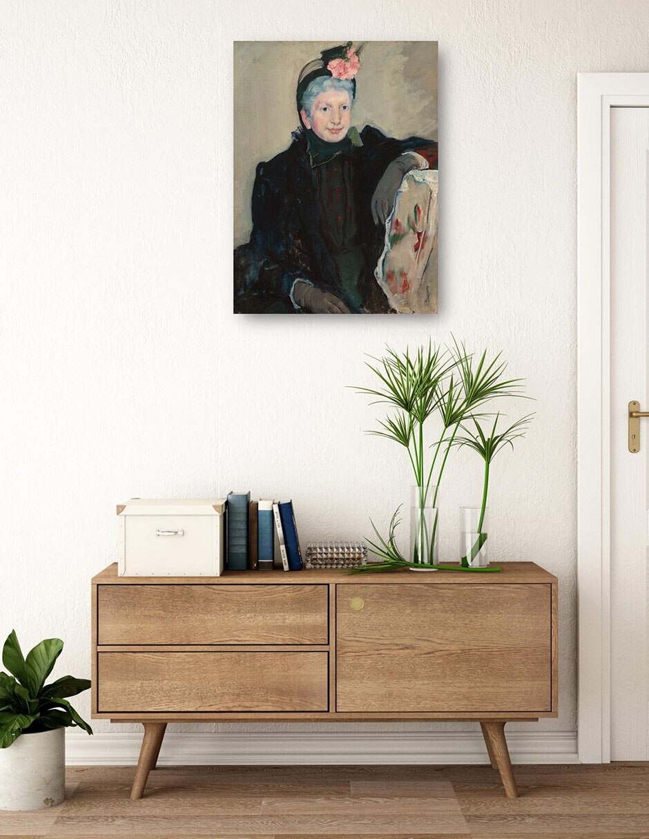 Cuadro decorativo Retrato De Una Anciana técnica mixta Retratos 3