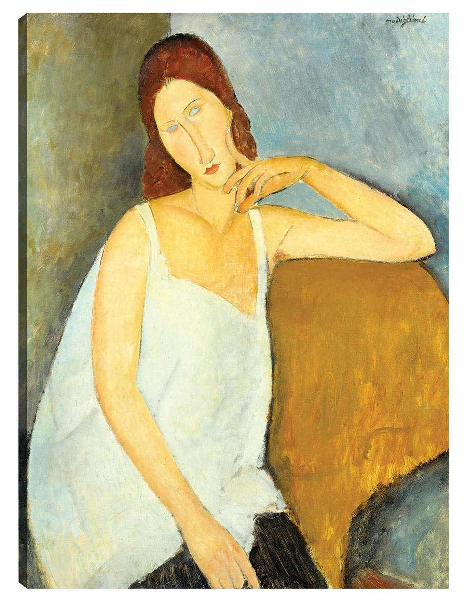 Cuadro decorativo Jeanne Hébuterne (1898-1920) Arte Mural técnica mixta Retratos