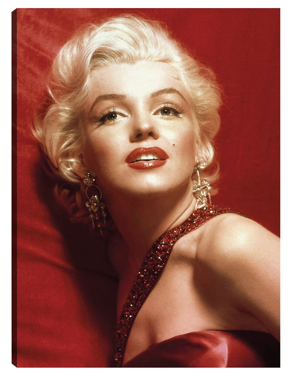 Cuadro decorativo Marilyn Monroe, Cómo Casarse Con Un Millonario técnica mixta Gente