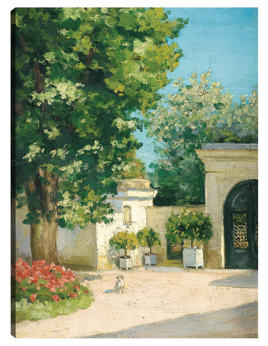 Cuadro decorativo El Pórtico De La Casa Familiar (Hacia 1875) técnica mixta Campos Cuadro decorativo El Pórtico De La Casa Familiar (Hacia 1875) técnica mixta Campos