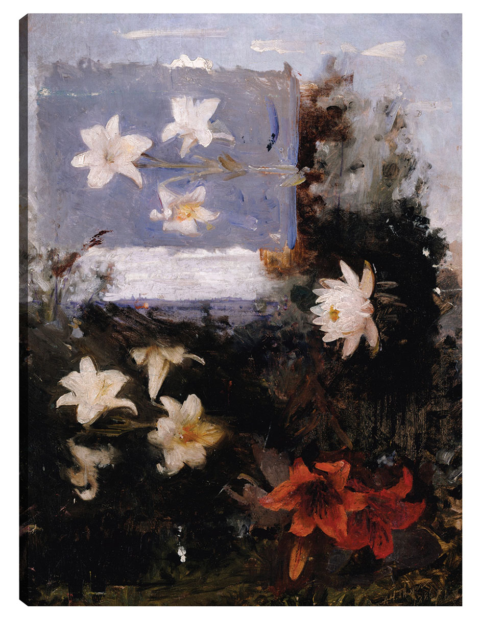 Cuadro decorativo Estudios Florales (Hacia 1886) técnica mixta Floración