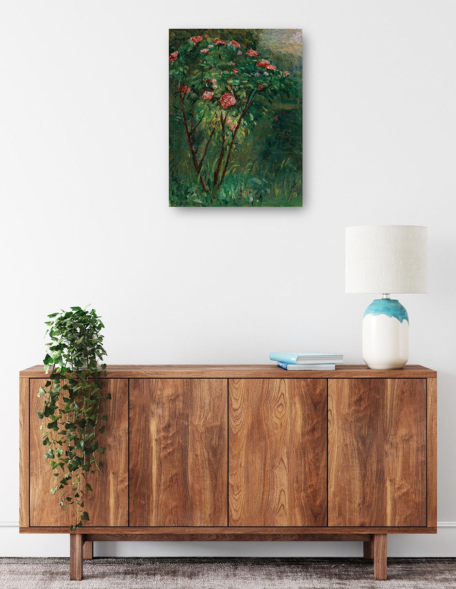 Cuadro decorativo El Rosal En Flor C. 1884-1885 técnica mixta 6