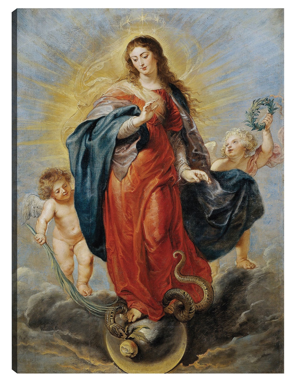 Cuadro decorativo Inmaculada Concepción (1628-1629) técnica mixta Figuras Celestiales Cuadro decorativo Inmaculada Concepción (1628-1629) técnica mixta Figuras Celestiales