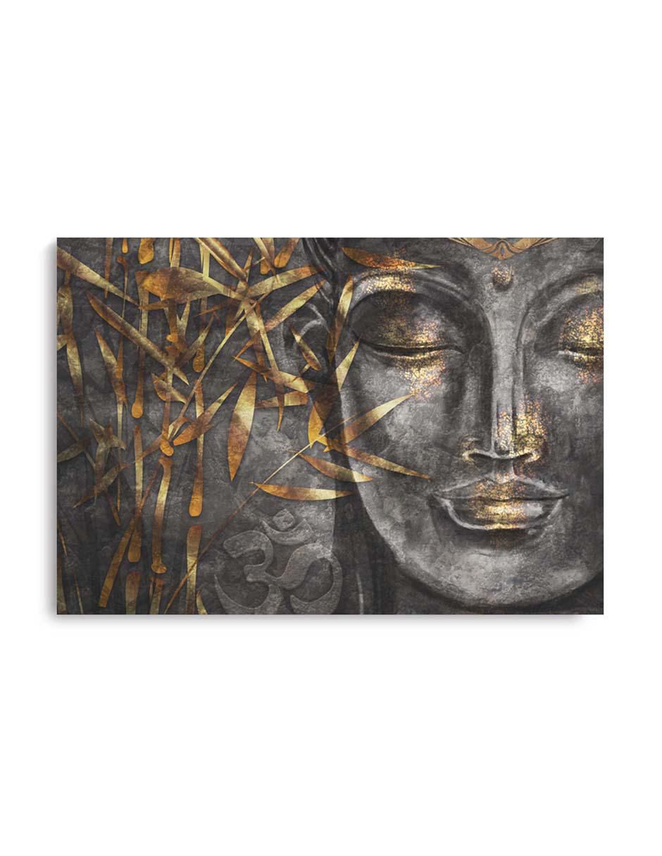 Cuadro decorativo Canvas Art Buda con barniz a registro
