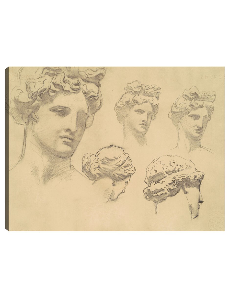 Cuadro decorativo Estudios Para 39 Apolo Y Las Musas (Hacia 1921) técnica mixta Bocetos