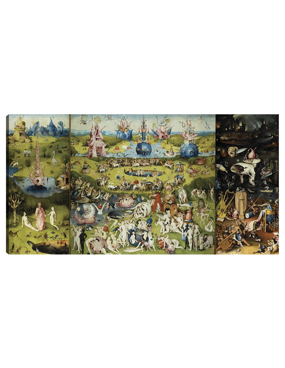 Cuadro decorativo El Jardín De Las Delicias 1504 Ii técnica mixta Cuadro decorativo El Jardín De Las Delicias 1504 Ii técnica mixta