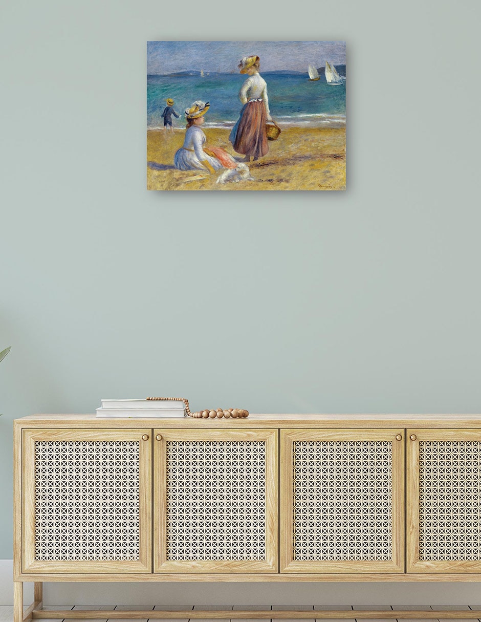 Cuadro decorativo Figuras En La Playa (1890) técnica mixta Playas 4