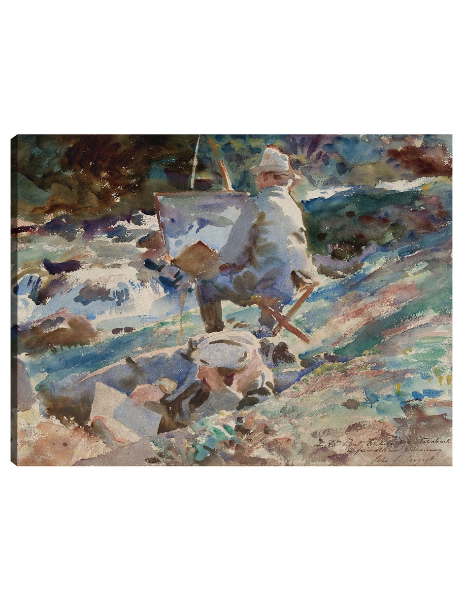 Cuadro decorativo Un Artista En Su Caballete (1914) técnica mixta Retratos Cuadro decorativo Un Artista En Su Caballete (1914) técnica mixta Retratos