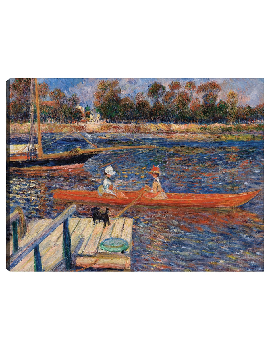 Cuadro decorativo El Sena En Argenteuil (1888) técnica mixta Ríos