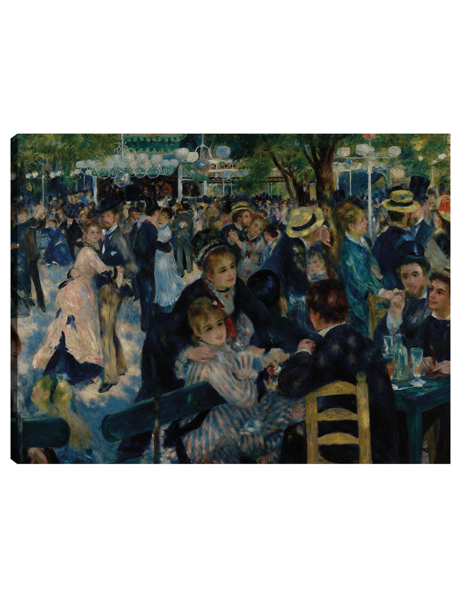 Cuadro decorativo Danza En Le Moulin De La Galette (1876) I técnica mixta Danza Cuadro decorativo Danza En Le Moulin De La Galette (1876) I técnica mixta Danza