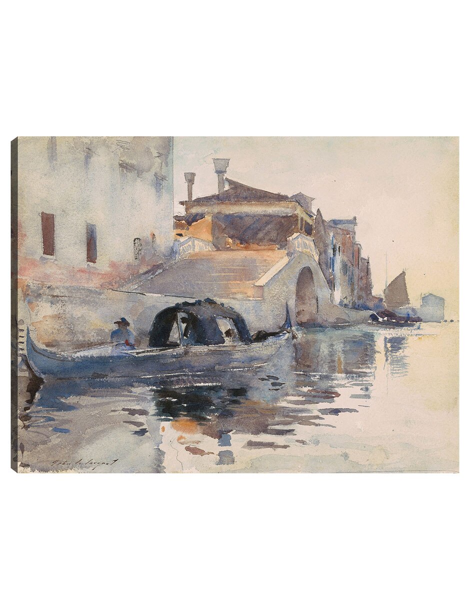 Cuadro decorativo Punte Panada, Nuevas Fundaciones, Venecia (C. 1880) técnica mixta Puentes