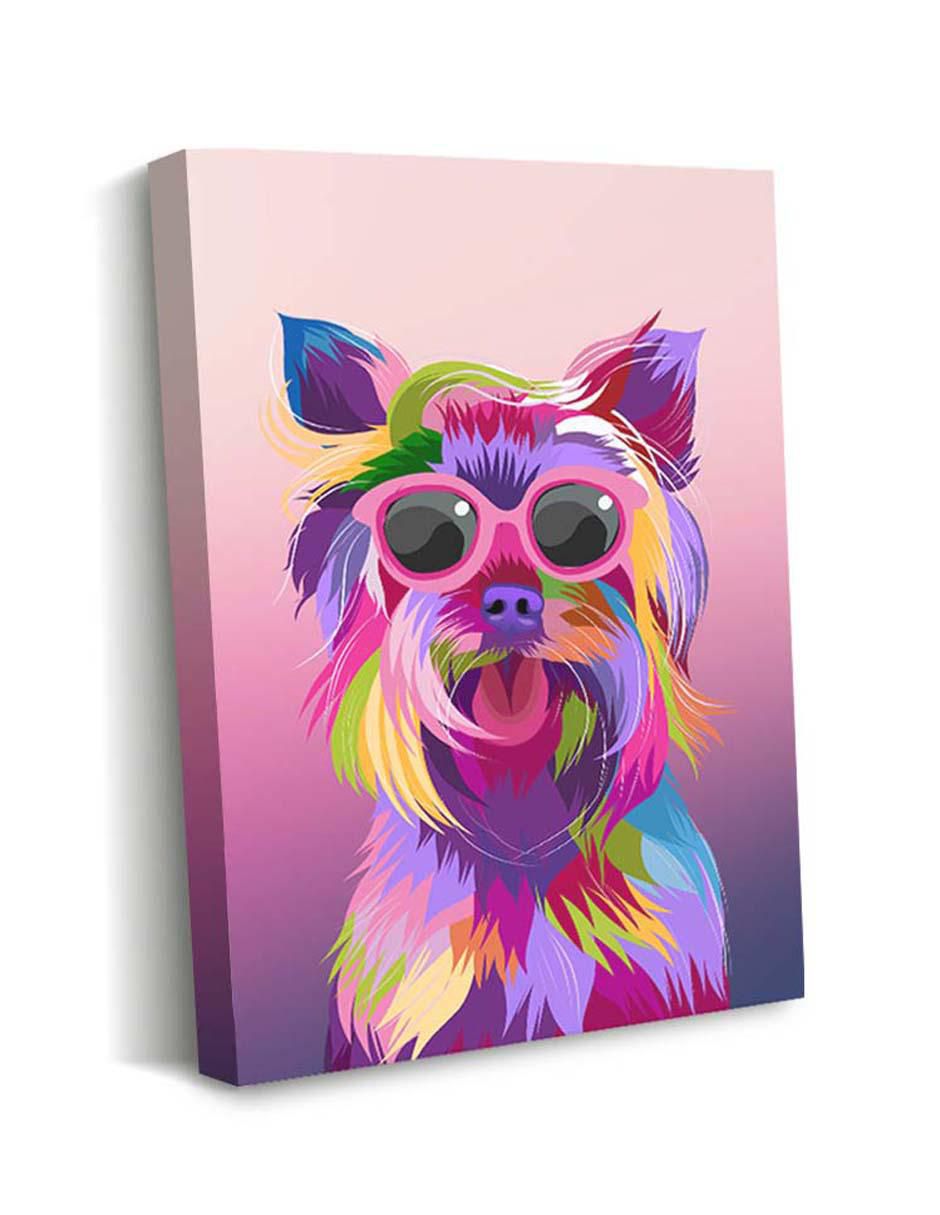 Cuadro decorativo Canvas Art Art pop Yorkshire con barniz a registro