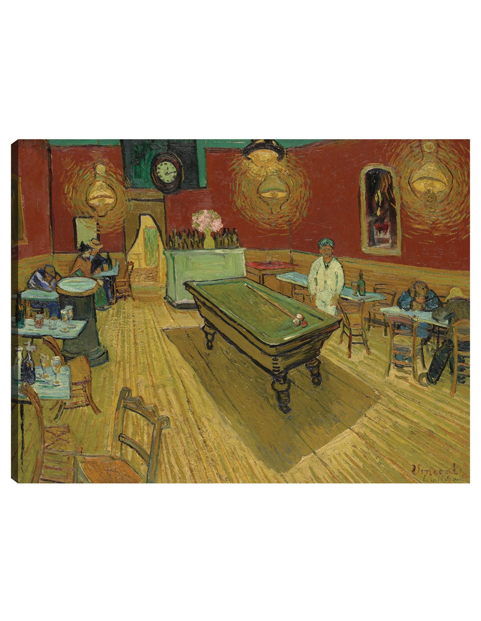 Cuadro decorativo El Café Nocturno (1888) técnica mixta Café Cuadro decorativo El Café Nocturno (1888) técnica mixta Café