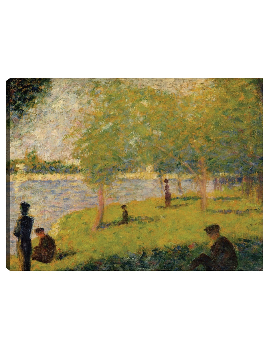 Cuadro decorativo Estudio Para 'Un Domingo En La Grande Jatte' (1884) Ii técnica mixta Lagos