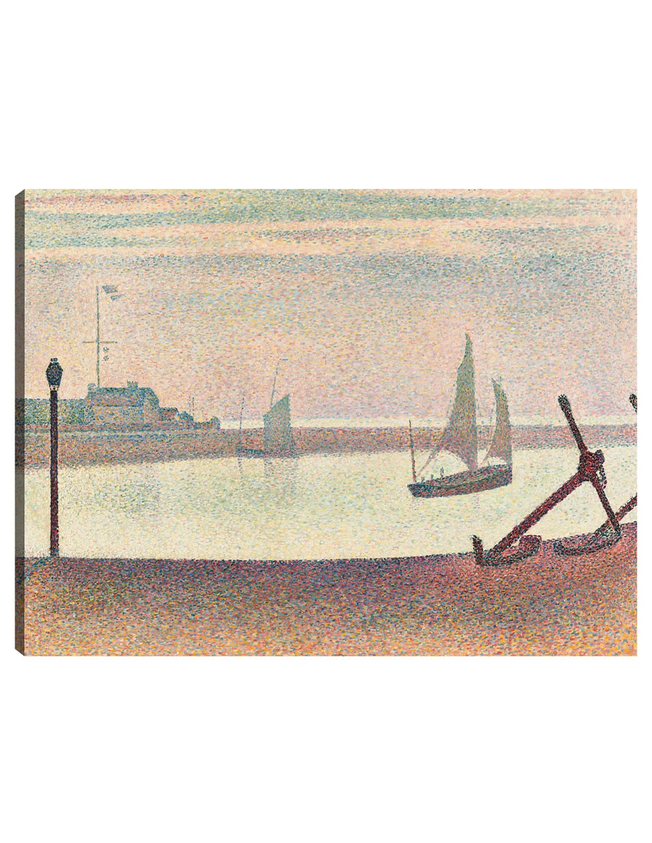 Cuadro decorativo El Canal De Gravelines, Por La Tarde técnica mixta Navegación Cuadro decorativo El Canal De Gravelines, Por La Tarde técnica mixta Navegación