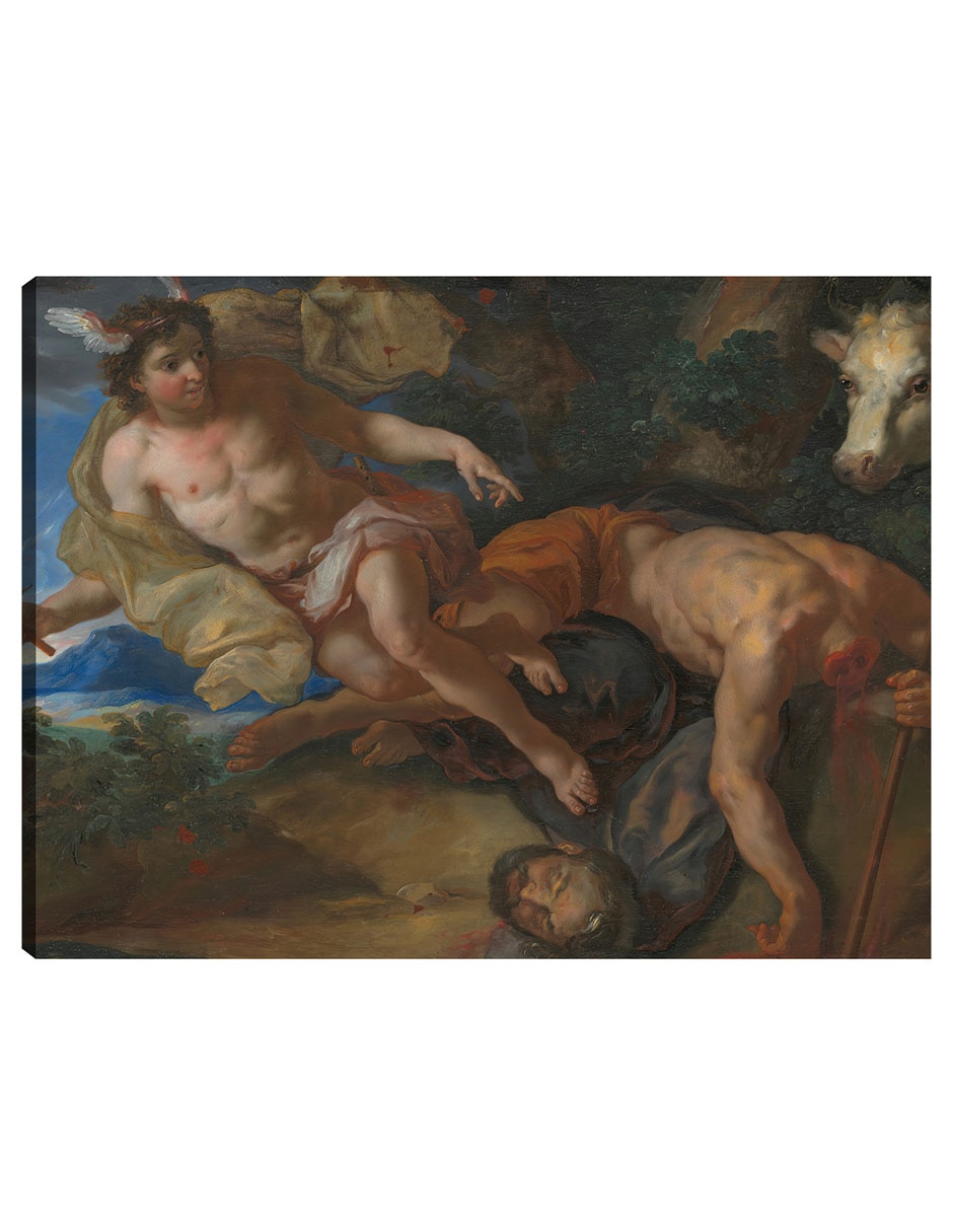 Cuadro decorativo Mercurio Rescata A Io Disfrazado Después De Decapitar A Argus (C. 1690-95) técnica mixta Gente