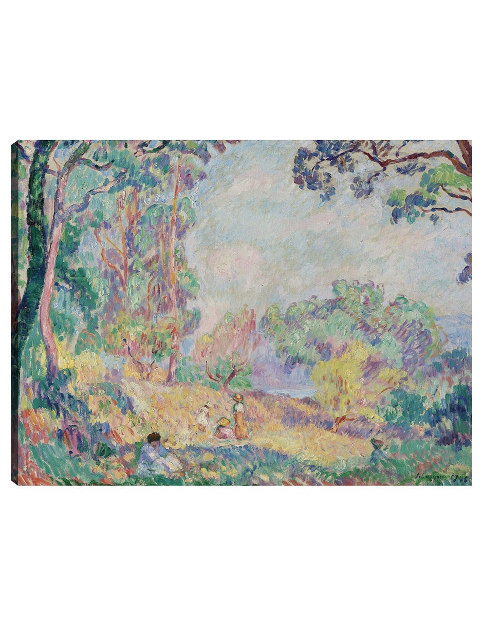 Cuadro decorativo Jeunes Femmes Et Fillettes Dans Un Paysage (1906) técnica mixta Bosques Cuadro decorativo Jeunes Femmes Et Fillettes Dans Un Paysage (1906) técnica mixta Bosques