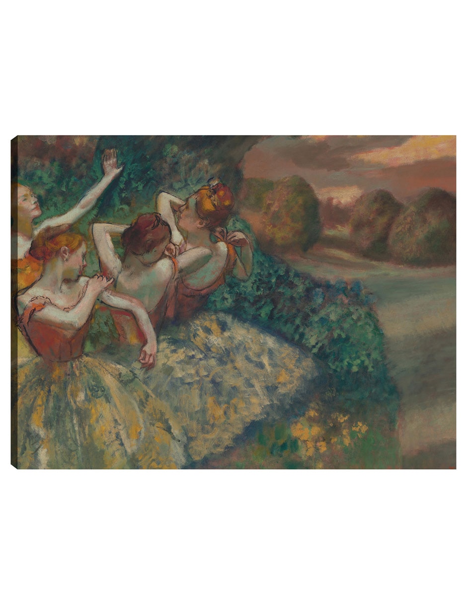Cuadro decorativo Cuatro Bailarines (C.1899) técnica mixta Danza Cuadro decorativo Cuatro Bailarines (C.1899) técnica mixta Danza
