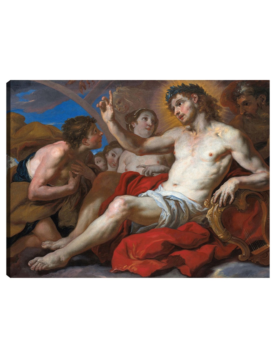 Cuadro decorativo Apolo Concede Permiso A Faetón Para Conducir El Carro Del Sol (1690) técnica mixta Gente Cuadro decorativo Apolo Concede Permiso A Faetón Para Conducir El Carro Del Sol (1690) técnica mixta Gente