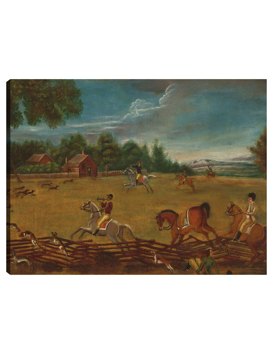 Cuadro decorativo El Fin De La Caza, C. 1800 técnica mixta Bosques Cuadro decorativo El Fin De La Caza, C. 1800 técnica mixta Bosques