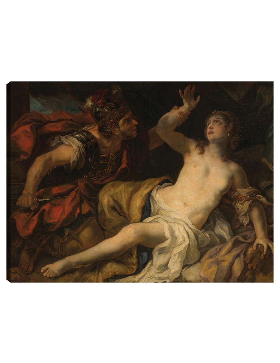 Cuadro decorativo Tarquinio Y Lucrecia (1692) técnica mixta Gente