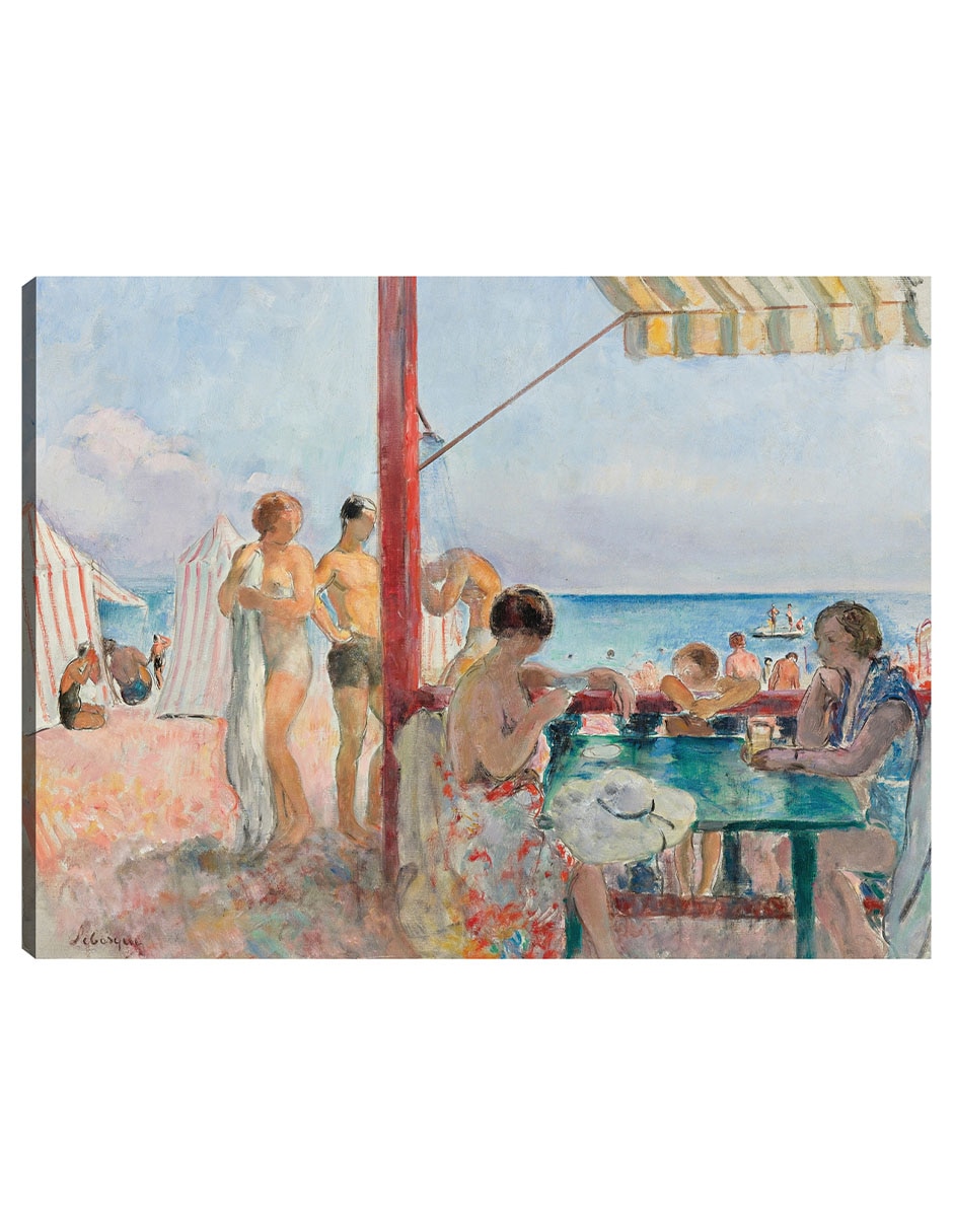 Cuadro decorativo El Chiringuito (1923-25) técnica mixta Playas
