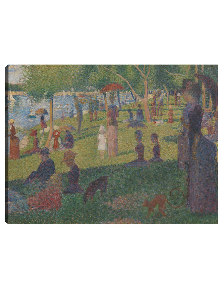 Cuadro decorativo Estudio Para 'Un Domingo En La Grande Jatte' (1884) I técnica mixta Gente