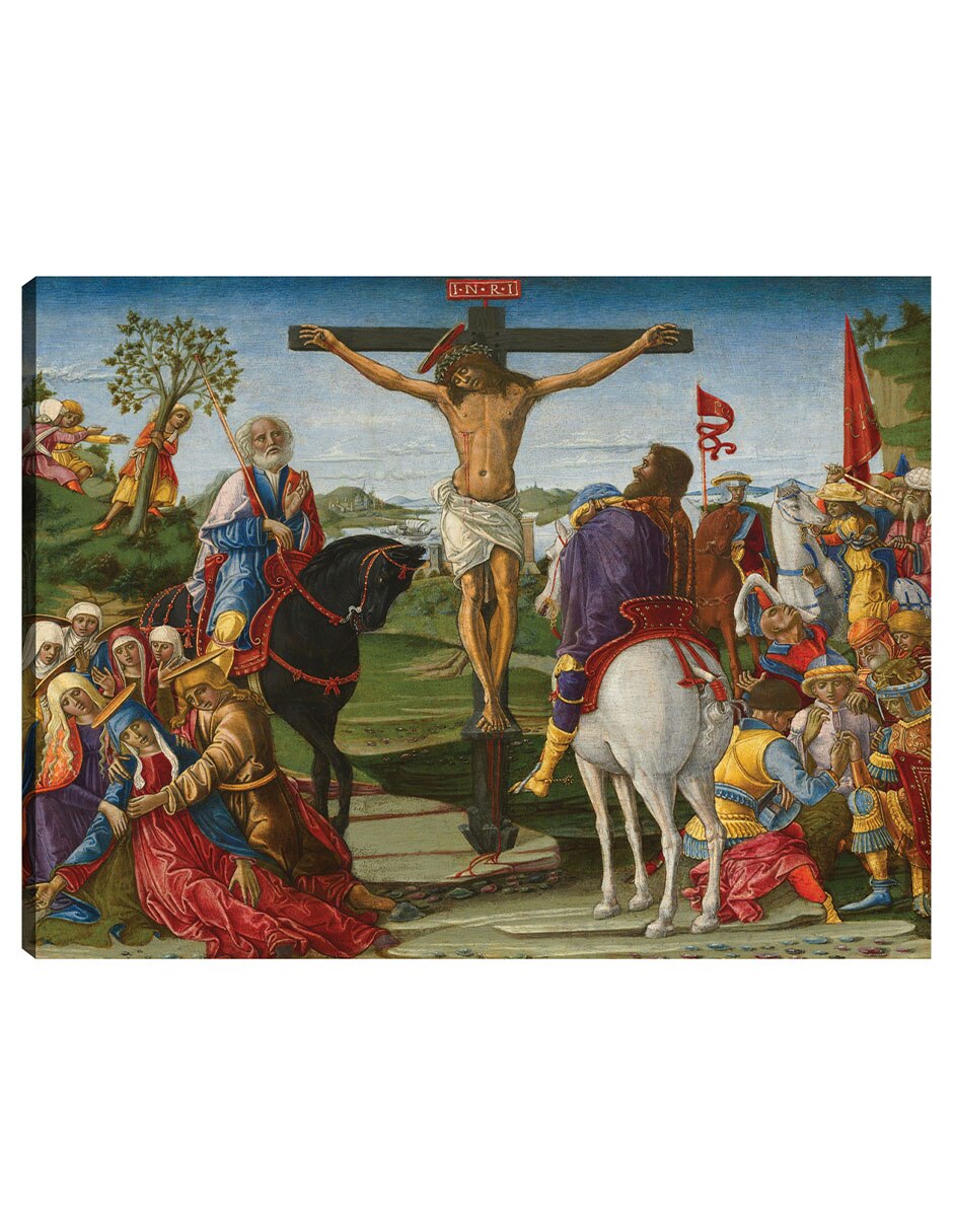 Cuadro decorativo La Crucifixión, Probablemente 1491 técnica mixta Figuras Celestiales Cuadro decorativo La Crucifixión, Probablemente 1491 técnica mixta Figuras Celestiales