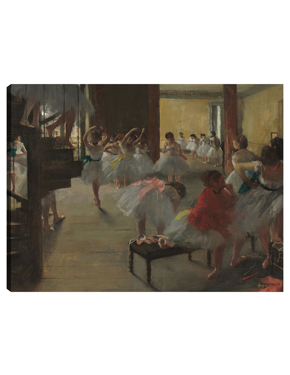 Cuadro decorativo La Clase De Baile, C. 1873 técnica mixta Danza Cuadro decorativo La Clase De Baile, C. 1873 técnica mixta Danza