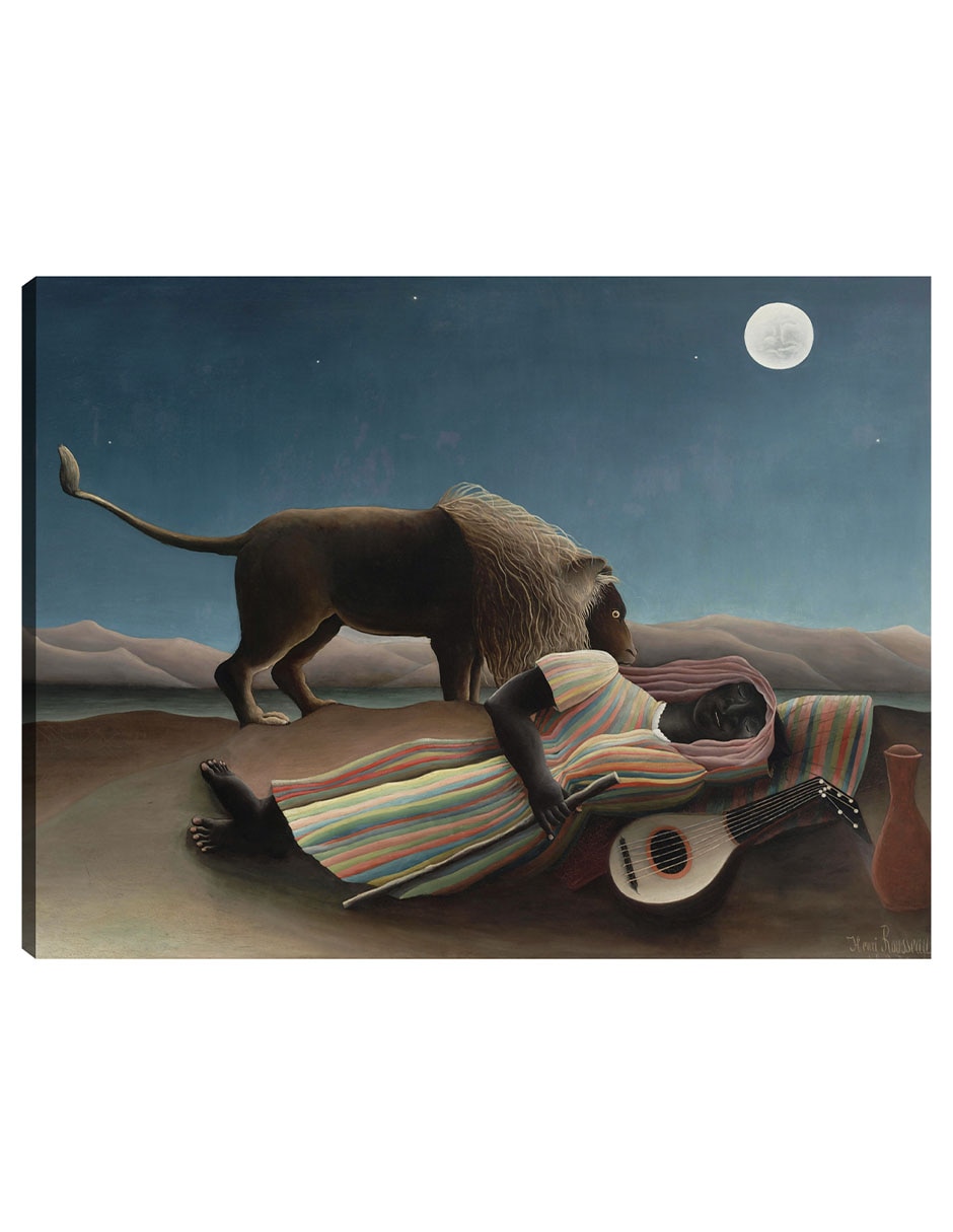 Cuadro decorativo La Gitana Dormida (La Bohémienne Endormie) (1897) técnica mixta Inspiración Cuadro decorativo La Gitana Dormida (La Bohémienne Endormie) (1897) técnica mixta Inspiración