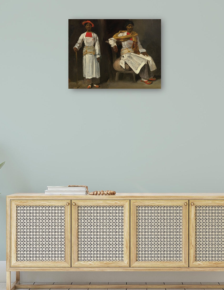 Cuadro decorativo Dos estudios de un indio de Calcuta, sentado y de pie c. 1823/1824 técnica mixta Gente 9