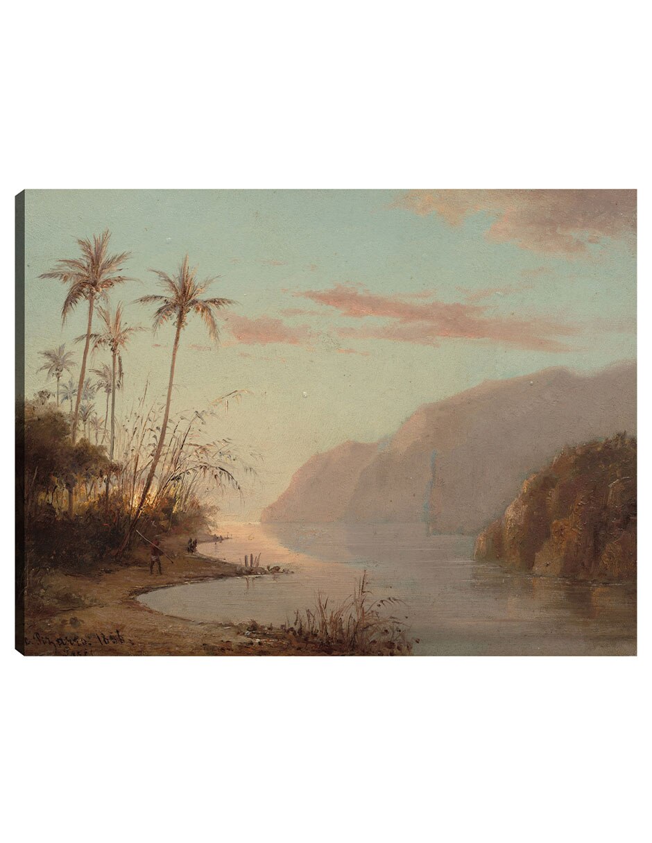 Cuadro decorativo Un Arroyo En St. Thomas (Islas Vírgenes) 1856 técnica mixta Lagos Cuadro decorativo Un Arroyo En St. Thomas (Islas Vírgenes) 1856 técnica mixta Lagos