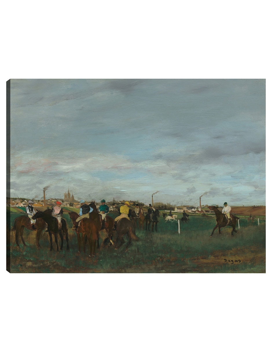 Cuadro decorativo Las Carreras, 1871-1872 técnica mixta Deportes Cuadro decorativo Las Carreras, 1871-1872 técnica mixta Deportes