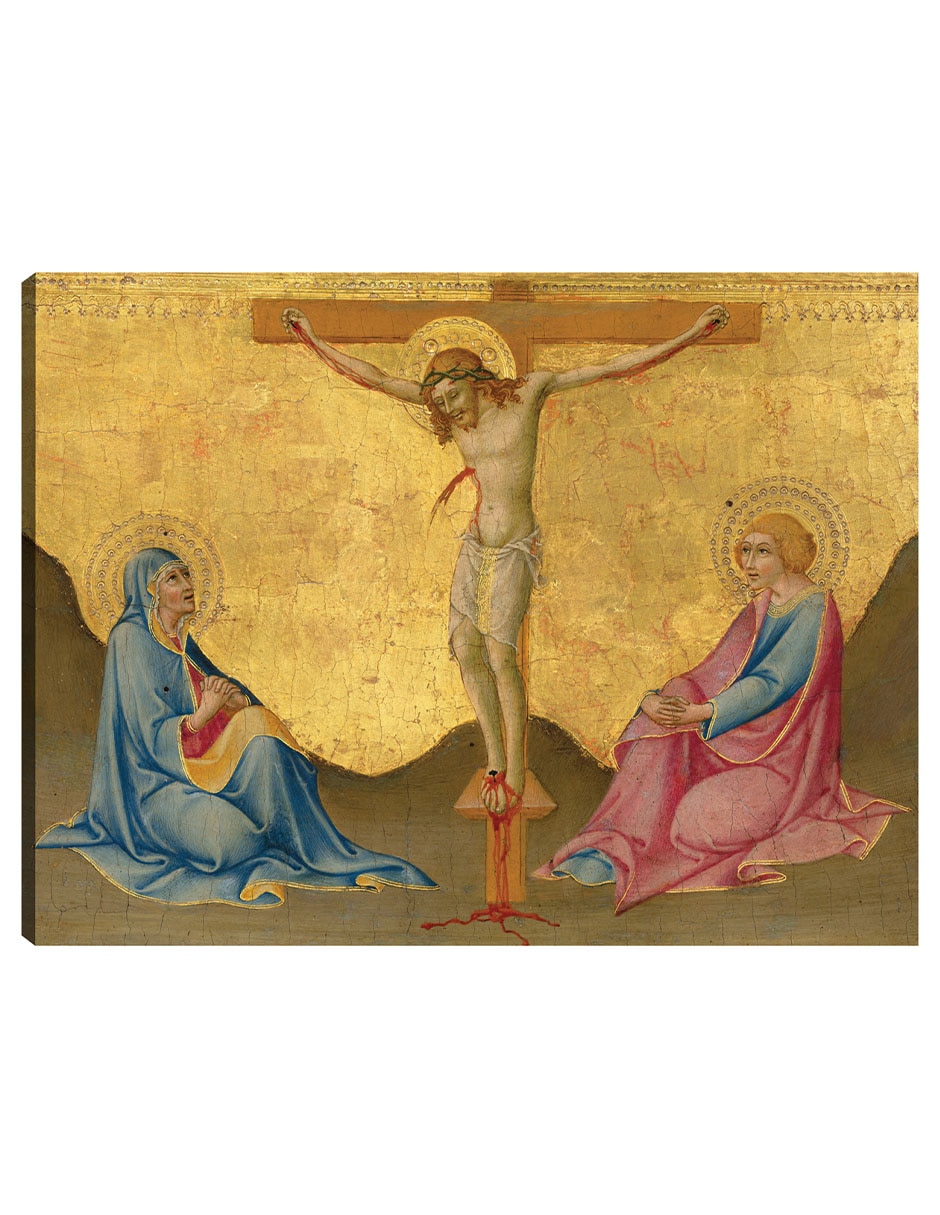 Cuadro decorativo La Crucifixión, c. 1445/1450 técnica mixta Figuras Celestiales 1