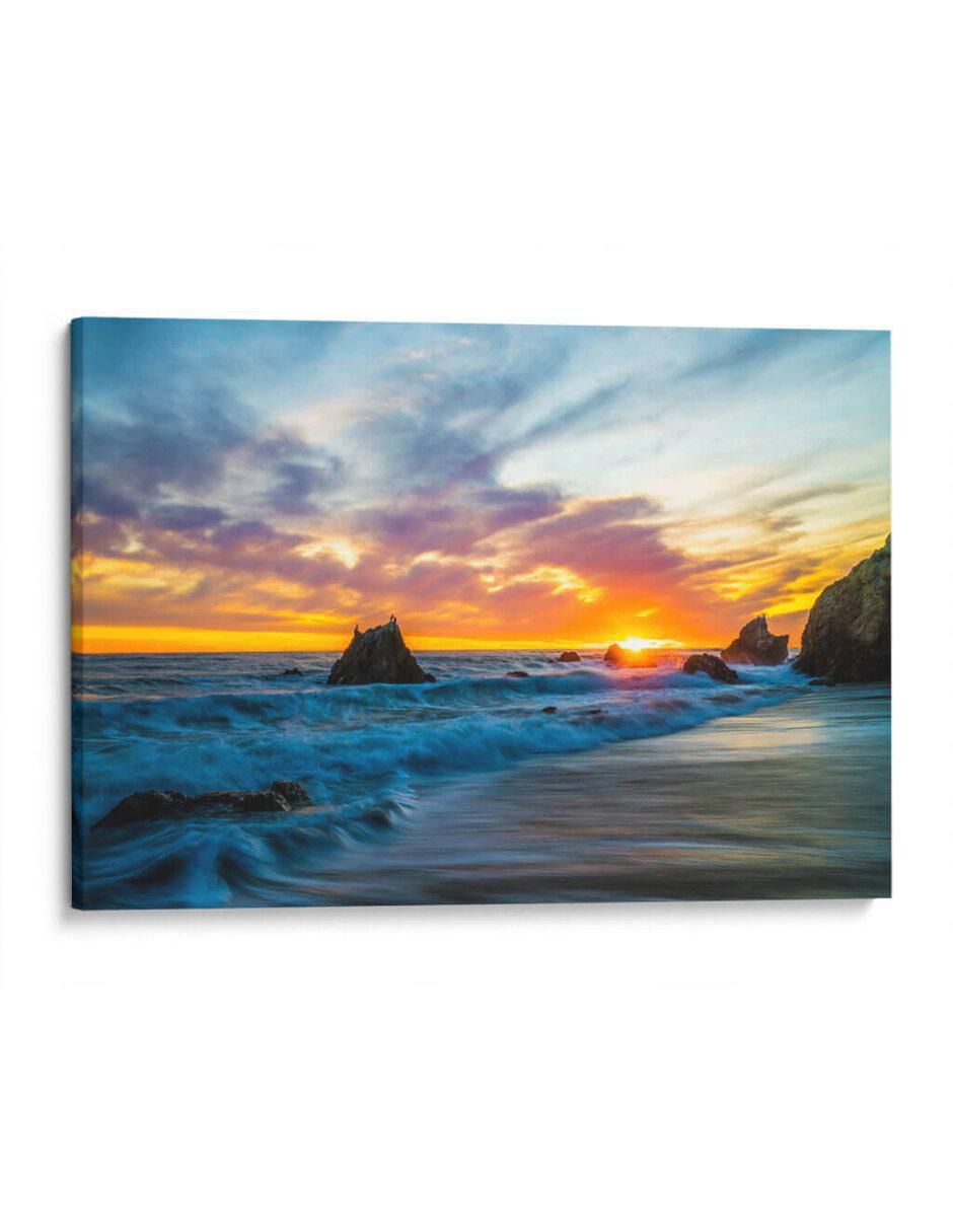 Cuadro decorativo Atardecer en Malibú 1