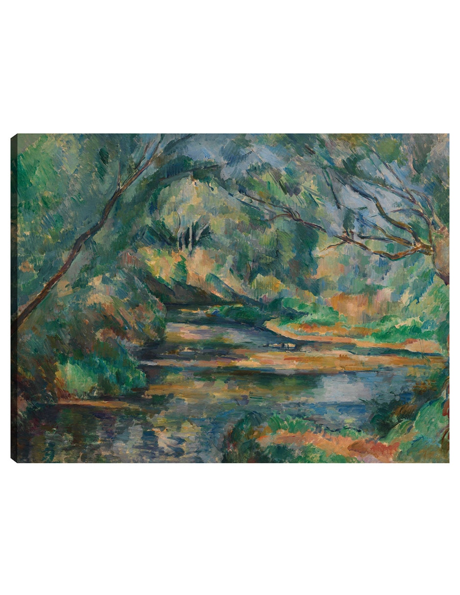 Cuadro decorativo El Arroyo (C. 1895-1900) técnica mixta Campos