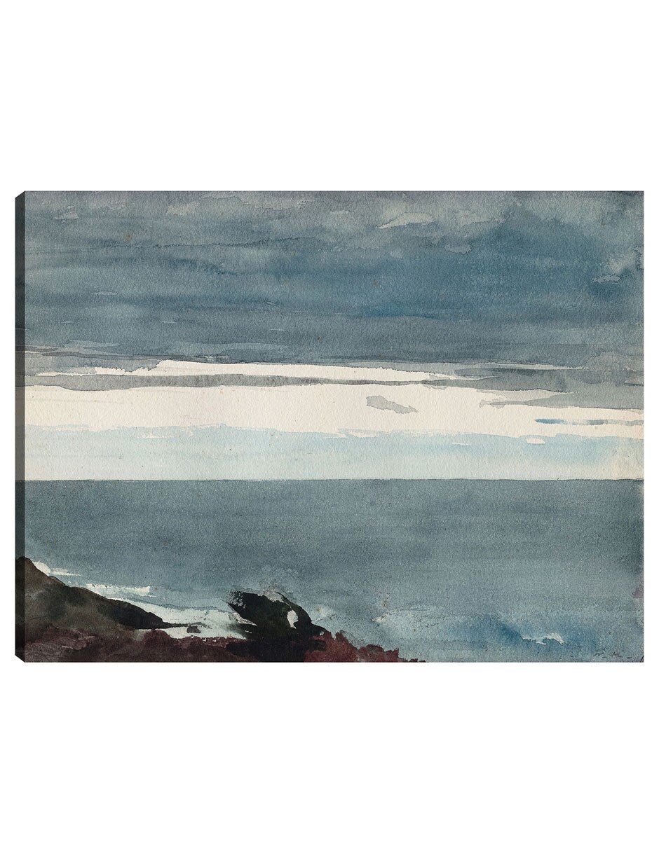 Cuadro decorativo El Cuello De Prout, Tarde (1894) técnica mixta Playas Cuadro decorativo El Cuello De Prout, Tarde (1894) técnica mixta Playas
